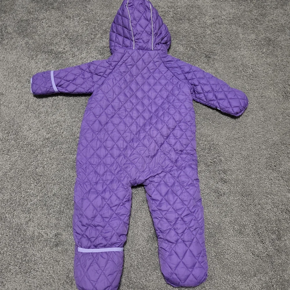 Snozu Lavender Quilted Baby Snowsuit 24M